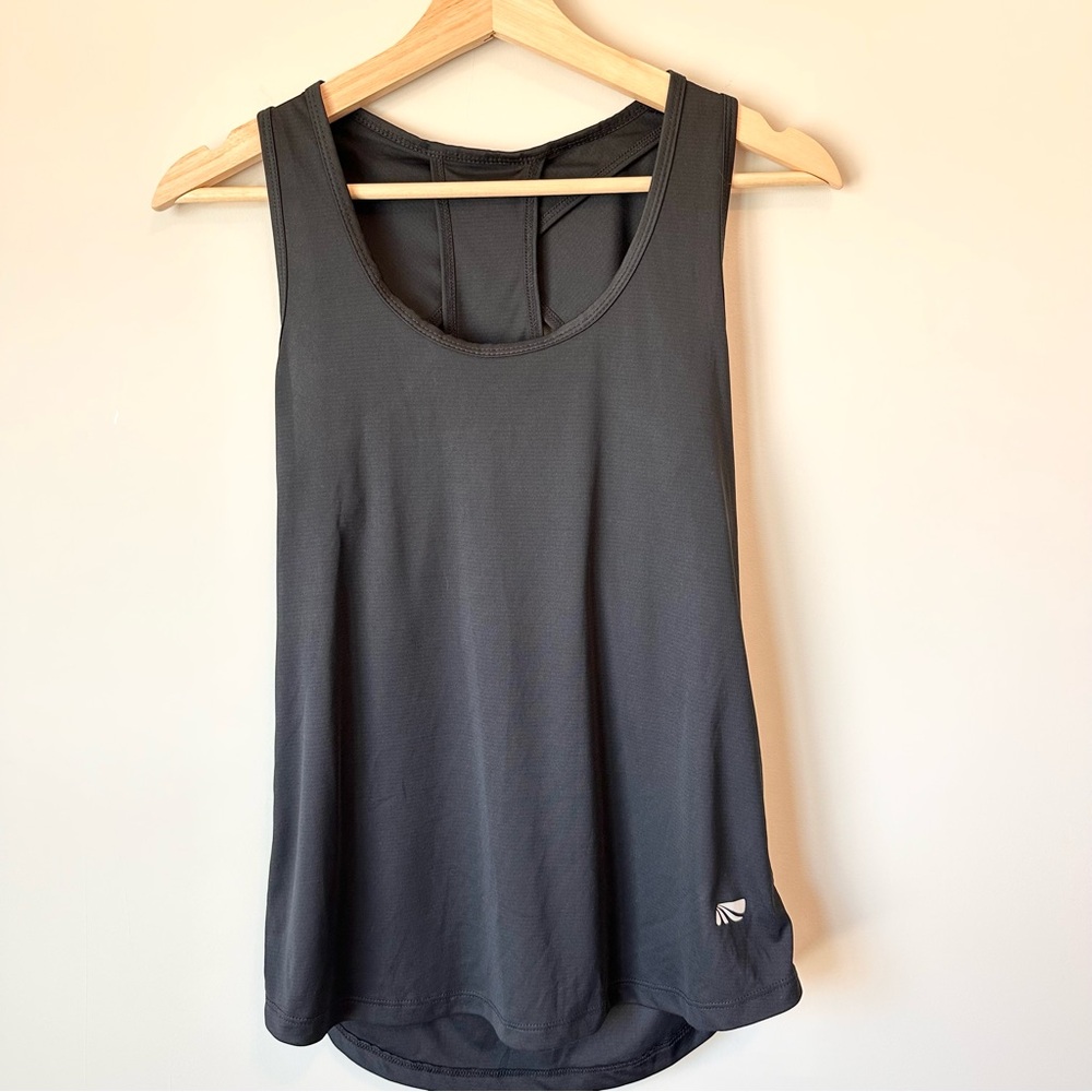 Black Cutout Workout Tank